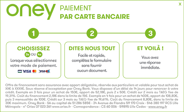 Oney information